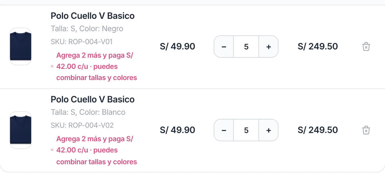 Si sólo vendes por docena, la tienda lo hace cumplir