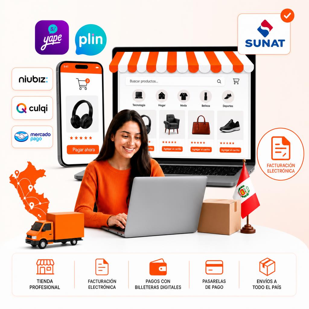Crea tu Tienda Virtual en Peru y ==Vende Online desde Hoy==